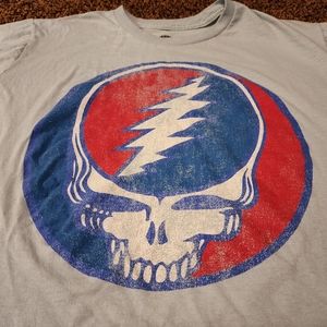 Grateful Dead Steal Your Face 2018 Unisex T-Shirt, Blue, Size Small
